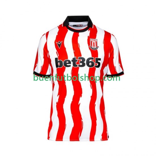 Camiseta de Fútbol Stoke City 2025-2026 Primera Equipación Manga Corta Hombre