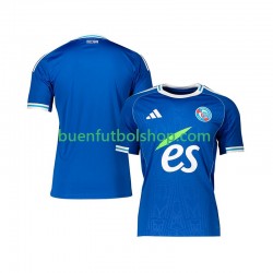 Camiseta de Fútbol Strasbourg 2025-2026 Primera Equipación Manga Corta Hombre