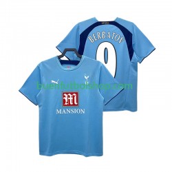Camiseta de Fútbol Tottenham Hotspur BERBATOV 9 Retro 2006 2007 Segunda Equipación Manga Corta Hombre