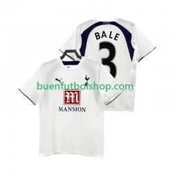 Camiseta de Fútbol Tottenham Hotspur Bale 3 Retro 2006 2007 Primera Equipación Manga Corta Hombre