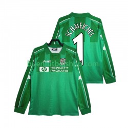 Camiseta de Fútbol Tottenham Hotspur Portero SCHMEICHEL 1 Retro 1997 1999 Primera Equipación Manga Larga Hombre