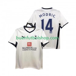Camiseta de Fútbol Tottenham Hotspur Luca Modric 14 Retro 2008 2009 Primera Equipación Manga Corta Hombre
