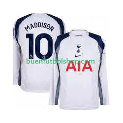 Camiseta de Fútbol Tottenham Hotspur Maddison 10 2025-2026 Primera Equipación Manga Larga Hombre
