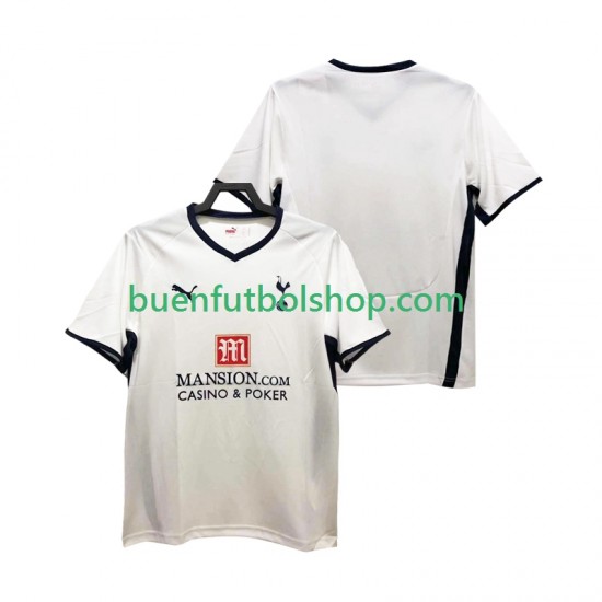 Camiseta de Fútbol Tottenham Hotspur Retro 2008 2009 Primera Equipación Manga Corta Hombre