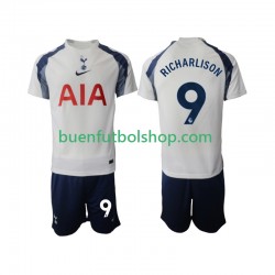 Camiseta de Fútbol Tottenham Hotspur Richarlison 9 2025-2026 Primera Equipación Manga Corta Niño