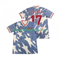Camiseta de Fútbol Estados Unidos BALBOA 17 Retro 1994 Segunda Equipación Manga Corta Hombre