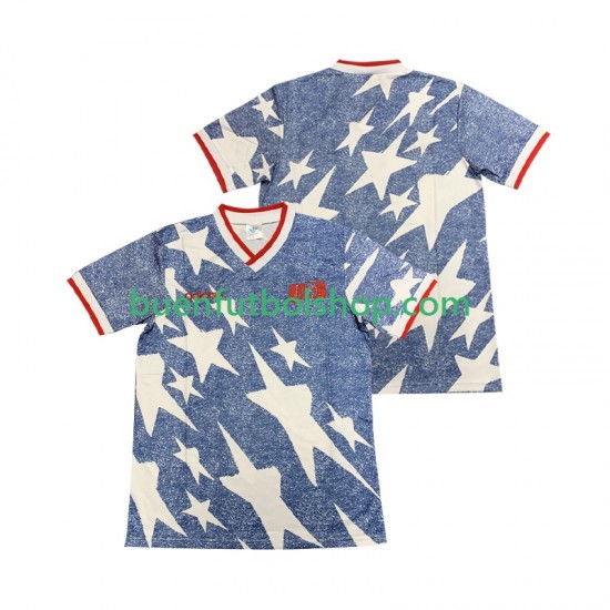 Camiseta de Fútbol Estados Unidos Retro 1994 Segunda Equipación Manga Corta Hombre Camiseta de Fútbol Estados Unidos Retro 1994 Segunda Equipación Manga Corta Hombre