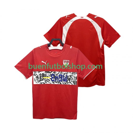 Camiseta de Fútbol VfB Stuttgart Retro 2006 2007 Segunda Equipación Manga Corta Hombre Camiseta de Fútbol VfB Stuttgart Retro 2006 2007 Segunda Equipación Manga Corta Hombre