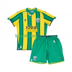 Camiseta de Fútbol West Bromwich Albion 2025-2026 Segunda Equipación Manga Corta Niño