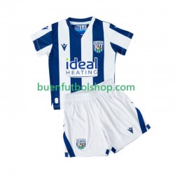 Camiseta de Fútbol West Bromwich Albion 2025-2026 Primera Equipación Manga Corta Niño