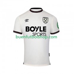 Camiseta de Fútbol West Ham United 2025-2026 Segunda Equipación Manga Corta Hombre