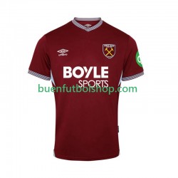 Camiseta de Fútbol West Ham United 2025-2026 Primera Equipación Manga Corta Hombre