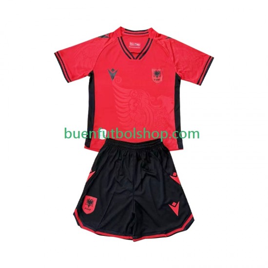 Camiseta de Fútbol Albania 2026 Primera Equipación Manga Corta Niño