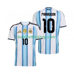 Camiseta de Fútbol Argentina Maradona 10 World Cup 2026 Primera Equipación Manga Corta Hombre
