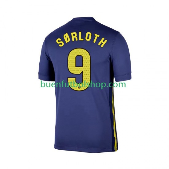 Camiseta de Fútbol Atlético Madrid Alexander Sorloth 9 2025-2026 Segunda Equipación Manga Corta Hombre