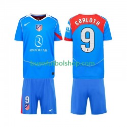 Camiseta de Fútbol Atlético Madrid Alexander Sorloth 9 2025-2026 Tercera Equipación Manga Corta Niño