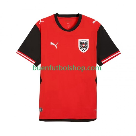 Camiseta de Fútbol Austria World Cup 2026 Primera Equipación Manga Corta Hombre