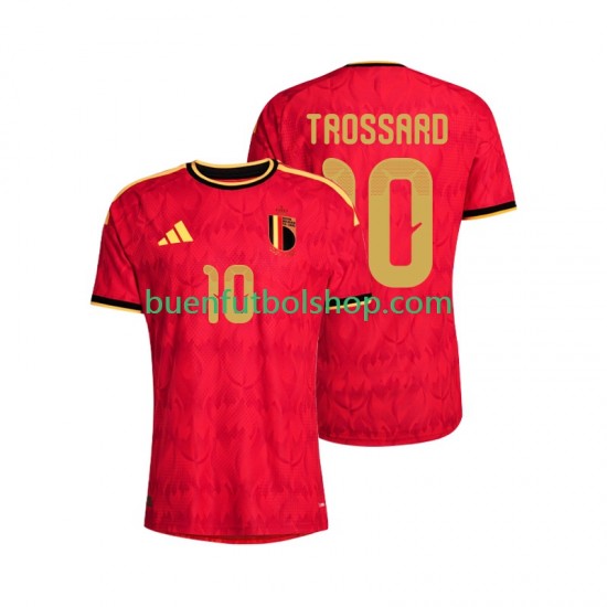 Camiseta de Fútbol Bélgica Leandro Trossard 10 World Cup 2026 Primera Equipación Manga Corta Hombre