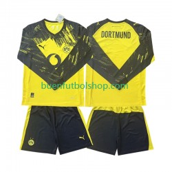 Camiseta de Fútbol Borussia Dortmund 2025-2026 Primera Equipación Manga Larga Niño