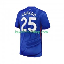 Camiseta de Fútbol Chelsea Moises Caicedo 25 2025-2026 Primera Equipación Manga Corta Hombre