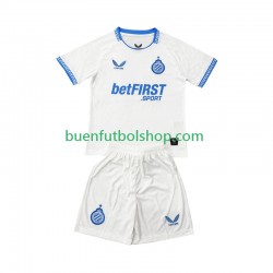 Camiseta de Fútbol Club Brugge 2025-2026 Segunda Equipación Manga Corta Niño