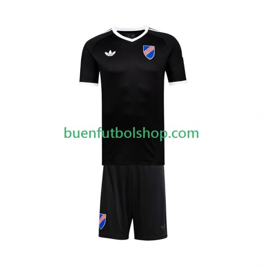 Camiseta de Fútbol Colo-Colo Portero 2025-2026 Centenary Primera Equipación Manga Corta Niño