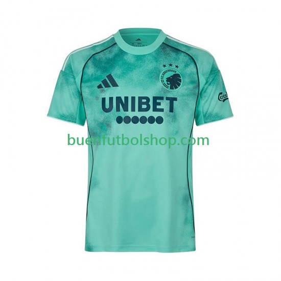 Camiseta de Fútbol Copenhagen 2025-2026 Tercera Equipación Manga Corta Hombre