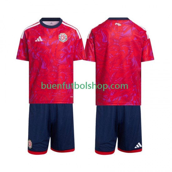 Camiseta de Fútbol Costa Rica 2026 Primera Equipación Manga Corta Niño