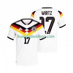 Camiseta de Fútbol Alemania Florian Wirtz 17 World Cup 2026 Primera Equipación Manga Corta Hombre