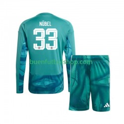 Camiseta de Fútbol Alemania Portero Alexander Nubel 33 World Cup 2026 Primera Equipación Manga Larga Niño