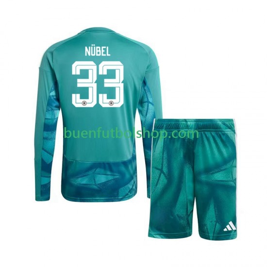 Camiseta de Fútbol Alemania Portero Alexander Nubel 33 World Cup 2026 Primera Equipación Manga Larga Niño