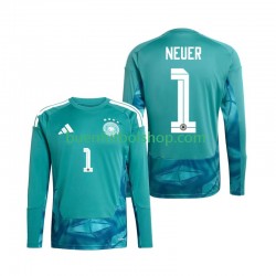 Camiseta de Fútbol Alemania Portero Manuel Neuer 1 World Cup 2026 Primera Equipación Manga Larga Hombre