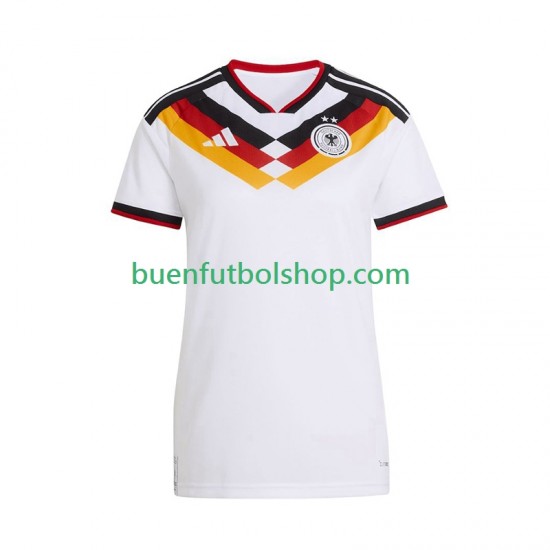 Camiseta de Fútbol Alemania World Cup 2026 Primera Equipación Manga Corta para Mujer