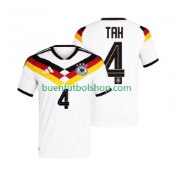 Camiseta de Fútbol Alemania Jonathan Tah 4 World Cup 2026 Primera Equipación Manga Corta Hombre