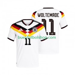 Camiseta de Fútbol Alemania Woltemade 11 World Cup 2026 Primera Equipación Manga Corta Hombre