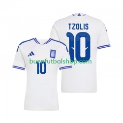 Camiseta de Fútbol Grecia Christos Tzolis 10 2026 Primera Equipación Manga Corta Hombre