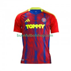 Camiseta de Fútbol Hajduk Split 2025-2026 Segunda Equipación Manga Corta Hombre