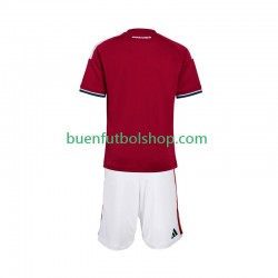 Camiseta de Fútbol Hungría World Cup 2026 Primera Equipación Manga Corta Niño