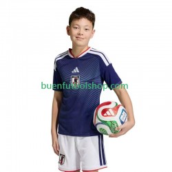 Camiseta de Fútbol Japón World Cup 2026 Primera Equipación Manga Corta Niño