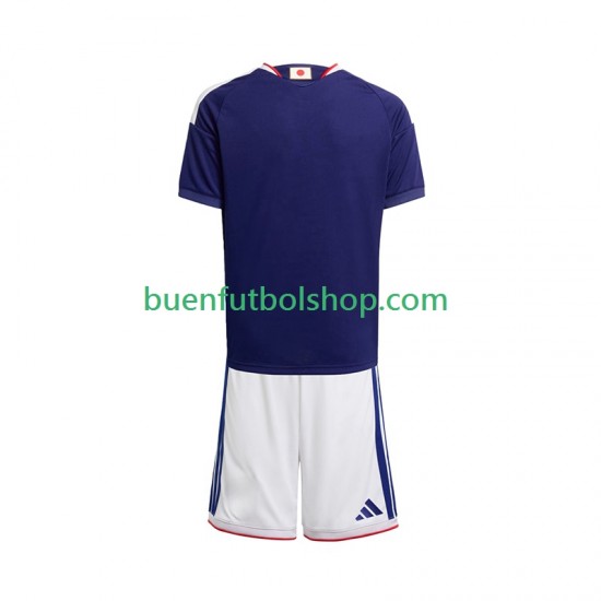 Camiseta de Fútbol Japón World Cup 2026 Primera Equipación Manga Corta Niño