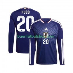 Camiseta de Fútbol Japón Kubo 20 World Cup 2026 Primera Equipación Manga Larga Hombre