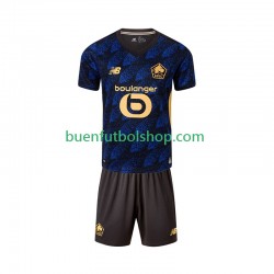 Camiseta de Fútbol LOSC Lille 2025-2026 Tercera Equipación Manga Corta Niño