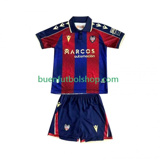 Camiseta de Fútbol Levante 2025-2026 Primera Equipación Manga Corta Niño