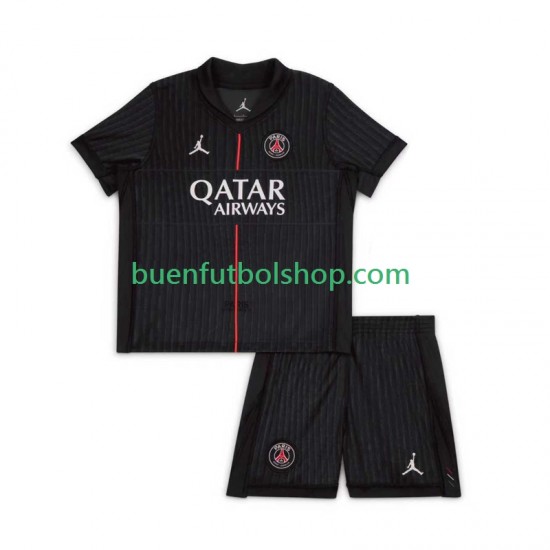 Camiseta de Fútbol Paris Saint-Germain 2025-2026 Cuarta Equipación Manga Corta Niño