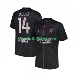 Camiseta de Fútbol Paris Saint-Germain Desire Doue 14 2025-2026 Cuarta Equipación Manga Corta Hombre