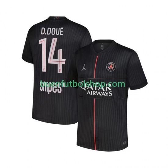 Camiseta de Fútbol Paris Saint-Germain Desire Doue 14 2025-2026 Cuarta Equipación Manga Corta Hombre