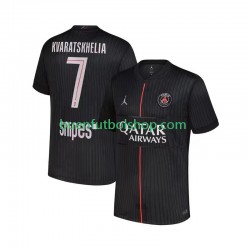 Camiseta de Fútbol Paris Saint-Germain Khvicha Kvaratskhelia 7 2025-2026 Cuarta Equipación Manga Corta Hombre
