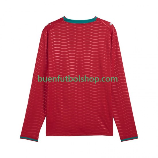 Camiseta de Fútbol Portugal World Cup 2026 Primera Equipación Manga Larga Hombre