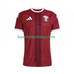 Camiseta de Fútbol Catar World Cup 2026 Primera Equipación Manga Corta Hombre
