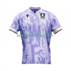 Camiseta de Fútbol Sheffield Wednesday 2025-2026 Segunda Equipación Manga Corta Hombre